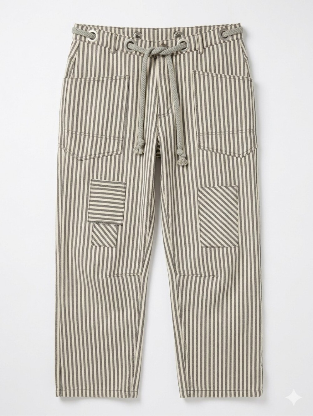 LOV LOV | Striped Drawstring Jeans
